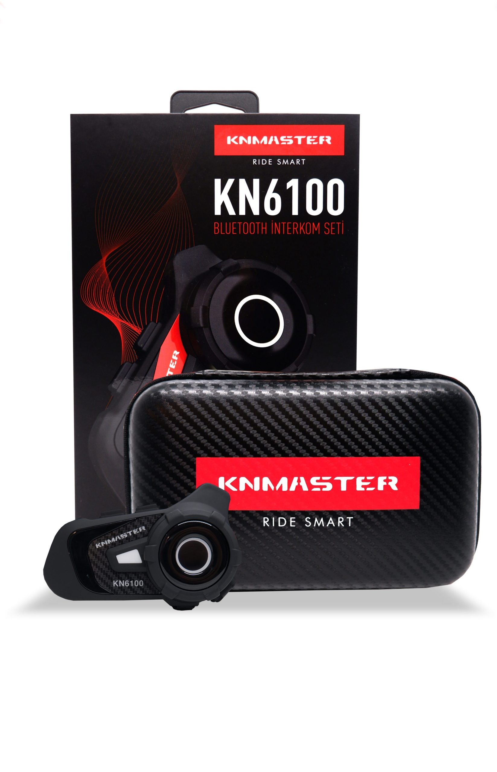 Knmaster KN6100 Motosiklet Kask İnterkom Bluetooth Intercom Kulaklık Seti