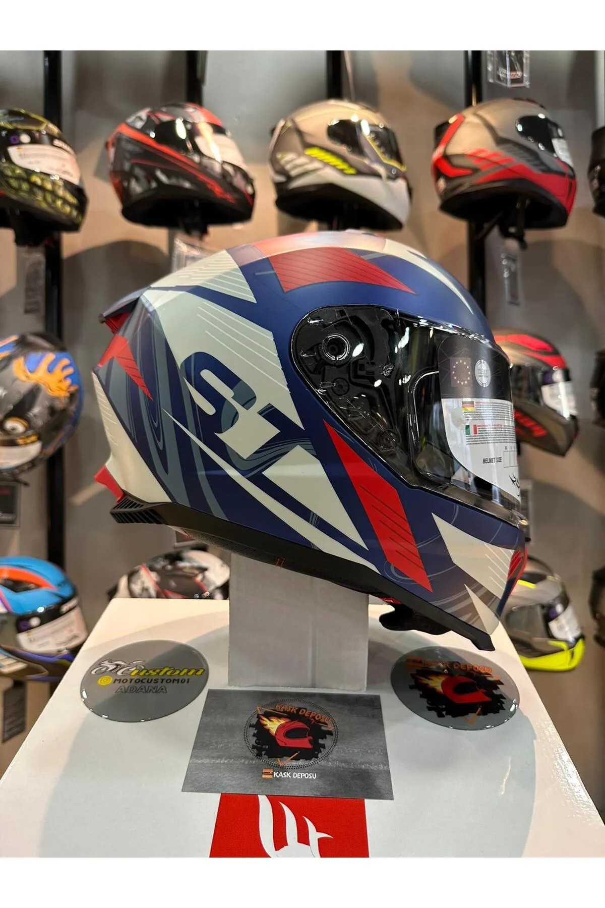 Sway 865 ST Titanyum Gri Full Face Kask