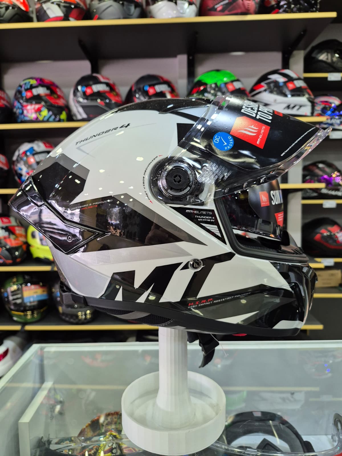 Thunder 4 Sv Exeo C2 Gloss Titanium Full Face Kapalı Kask