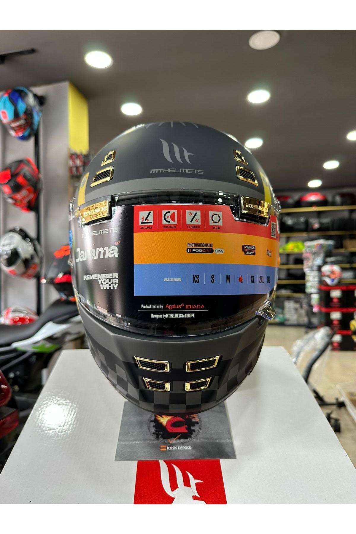 MT Helmets Jarama Zone C1 Siyah Motosiklet Kaskı