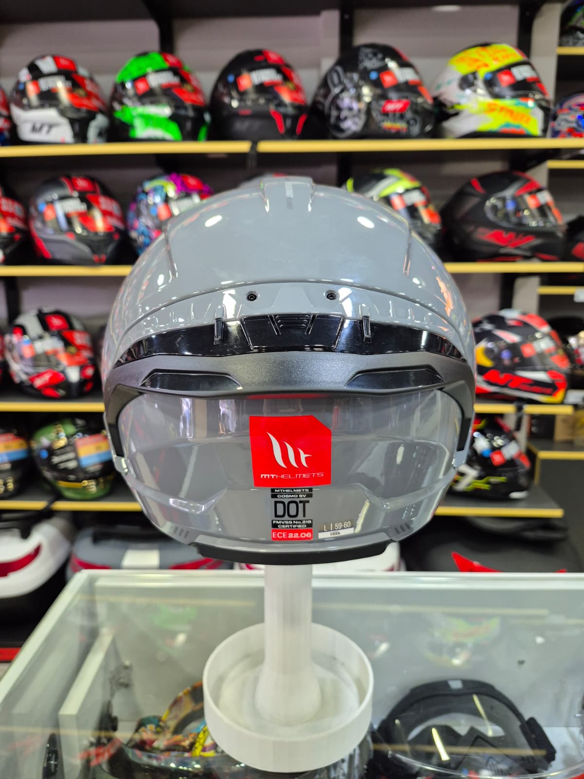 Cosmo SV Solid A2 Nardo Gri Açık Kask