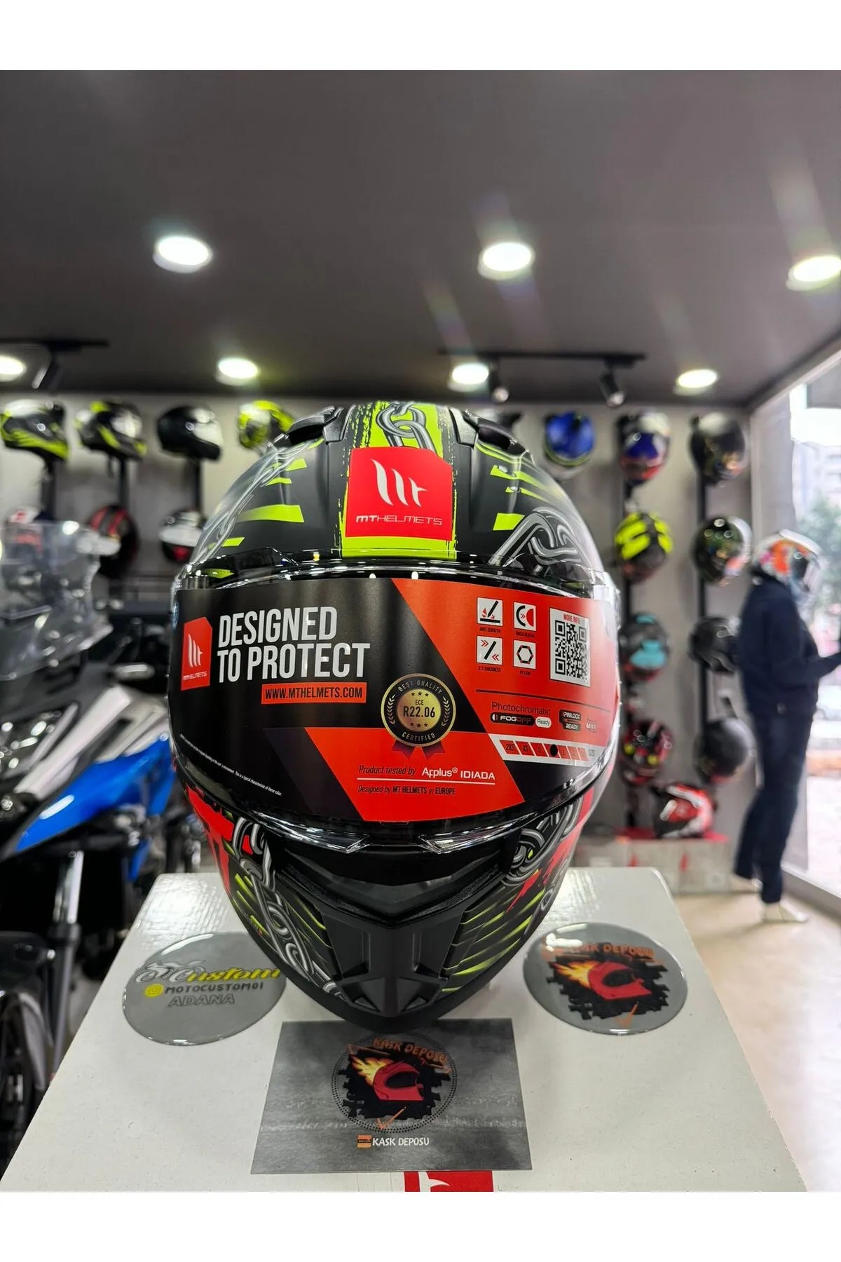 MT Helmets Stinger 2 AKIN A3 Mat Kapalı Kask