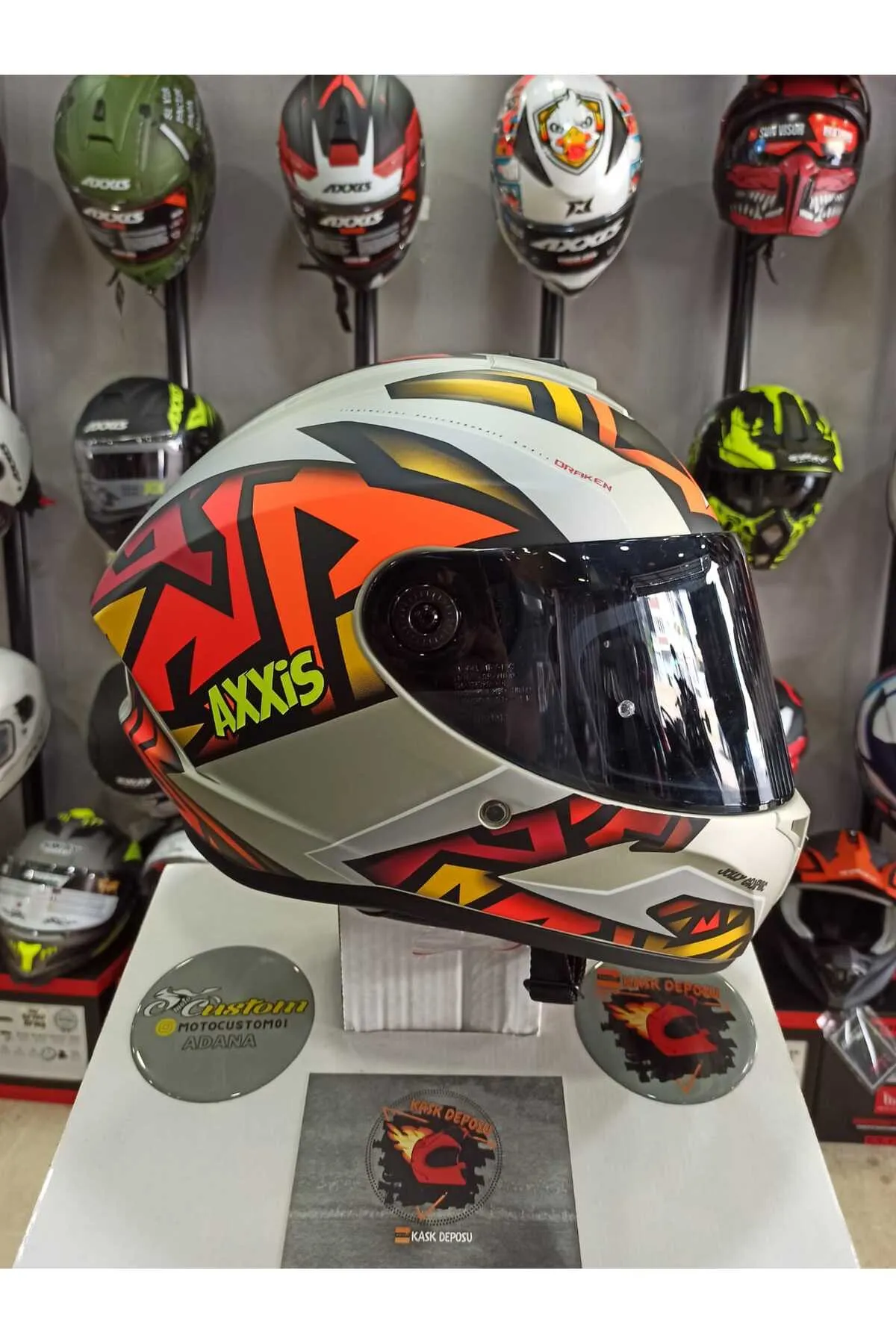 Axxis Draken S Jolly C12 Full Face Kapalı Kask