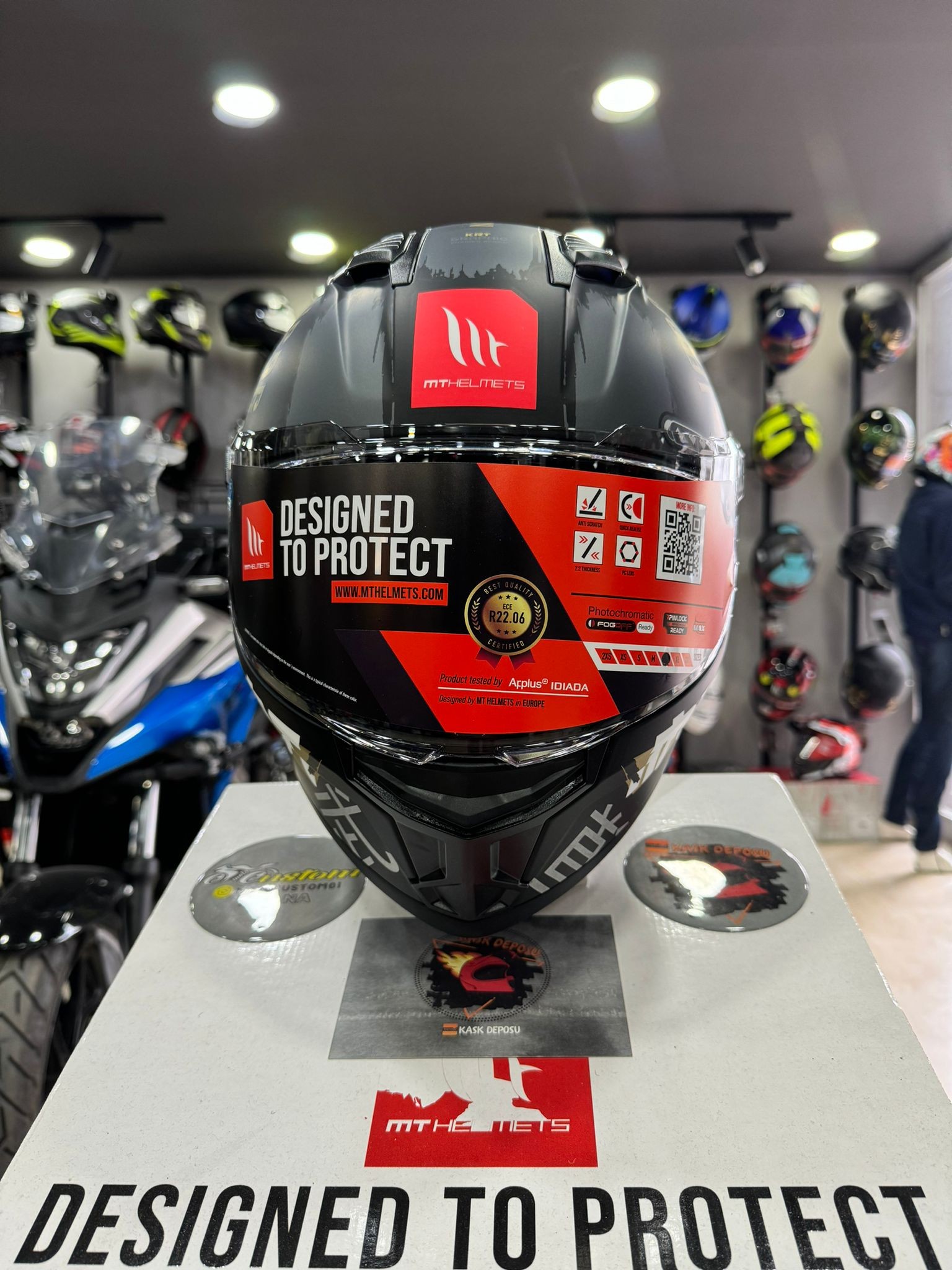 MT Helmets Stinger 2 KRT B9 Mat Full Face Motosiklet Kaskı