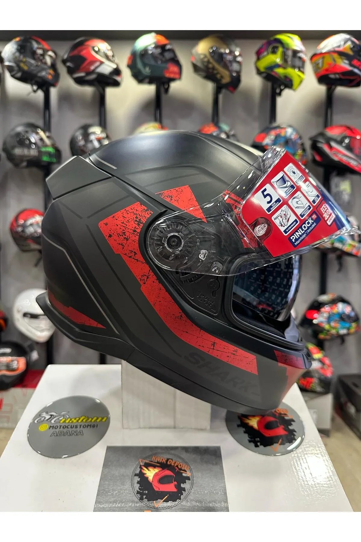 Shark İ3 Skwal Rhad Mat Full Face Motosiklet Kaskı