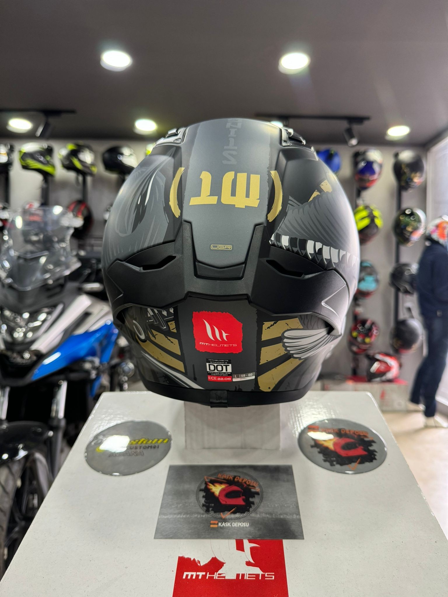 MT Helmets Stinger 2 KRT B9 Mat Full Face Motosiklet Kaskı