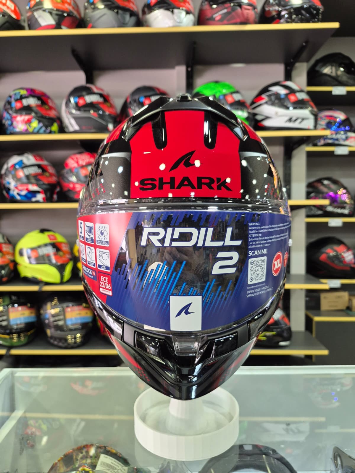 Shark Rıdıll 2 Bersek Kapalı Kask (Çene pedi ve Pinlock Hediye) KRA