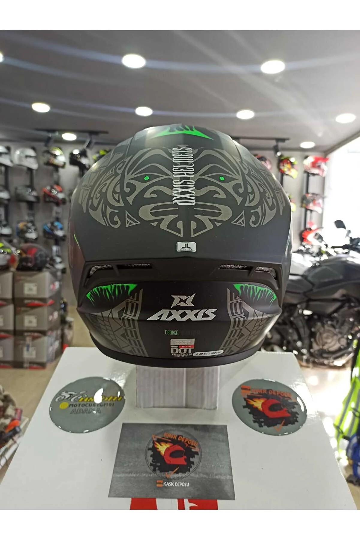 Axxis (Draken S) Maori Devil B6 Full Face Kapalı Kask