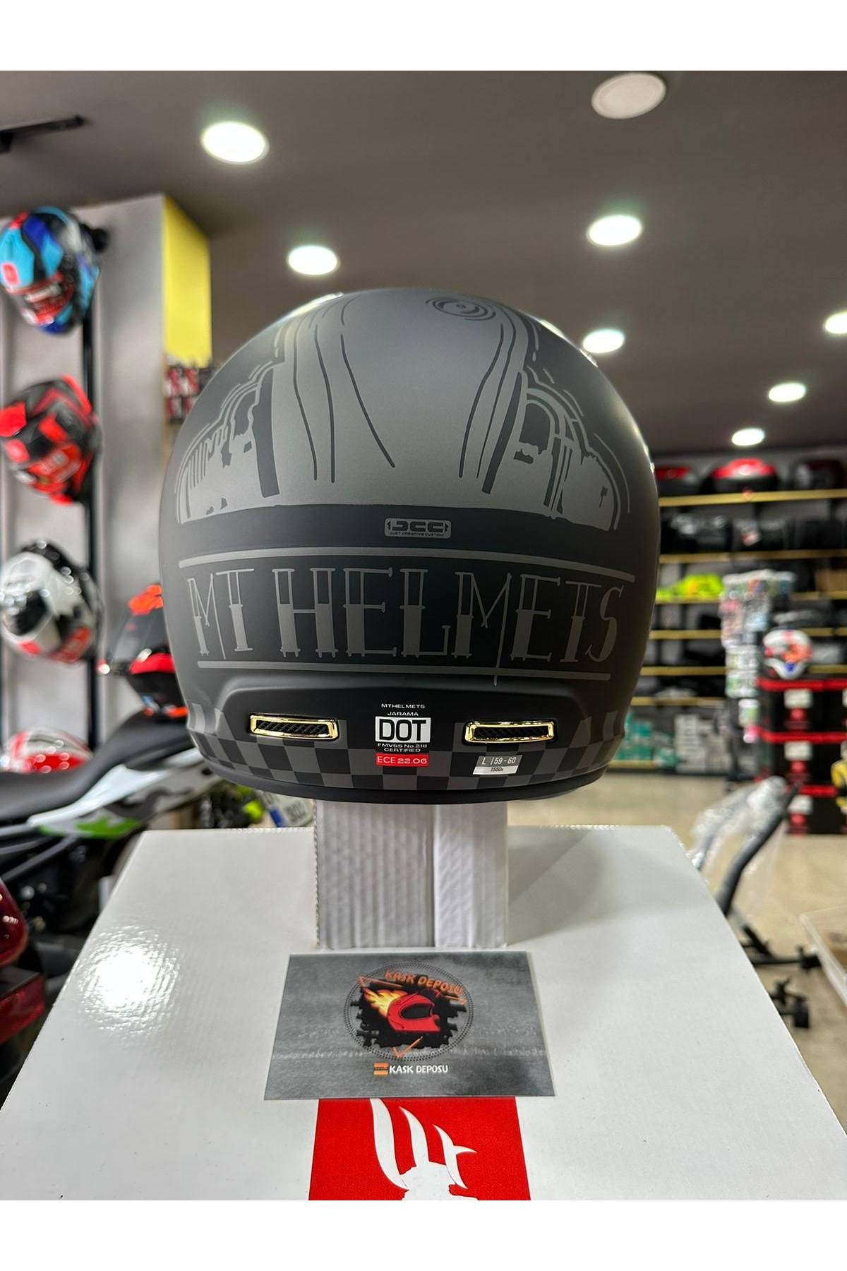 MT Helmets Jarama Zone C1 Siyah Motosiklet Kaskı