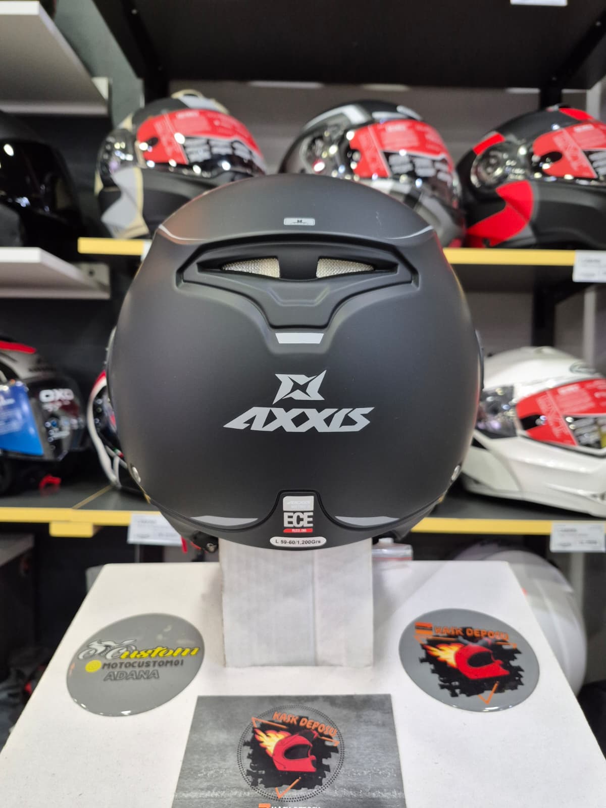 METRO S SOLID A1 MATT BLACK(MAT SİYAH) YARIM AÇIK KASK