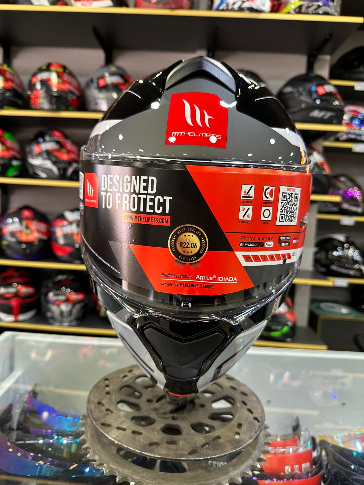 Genesis SV Atempo B2 Parlak Çene Açılır Kask