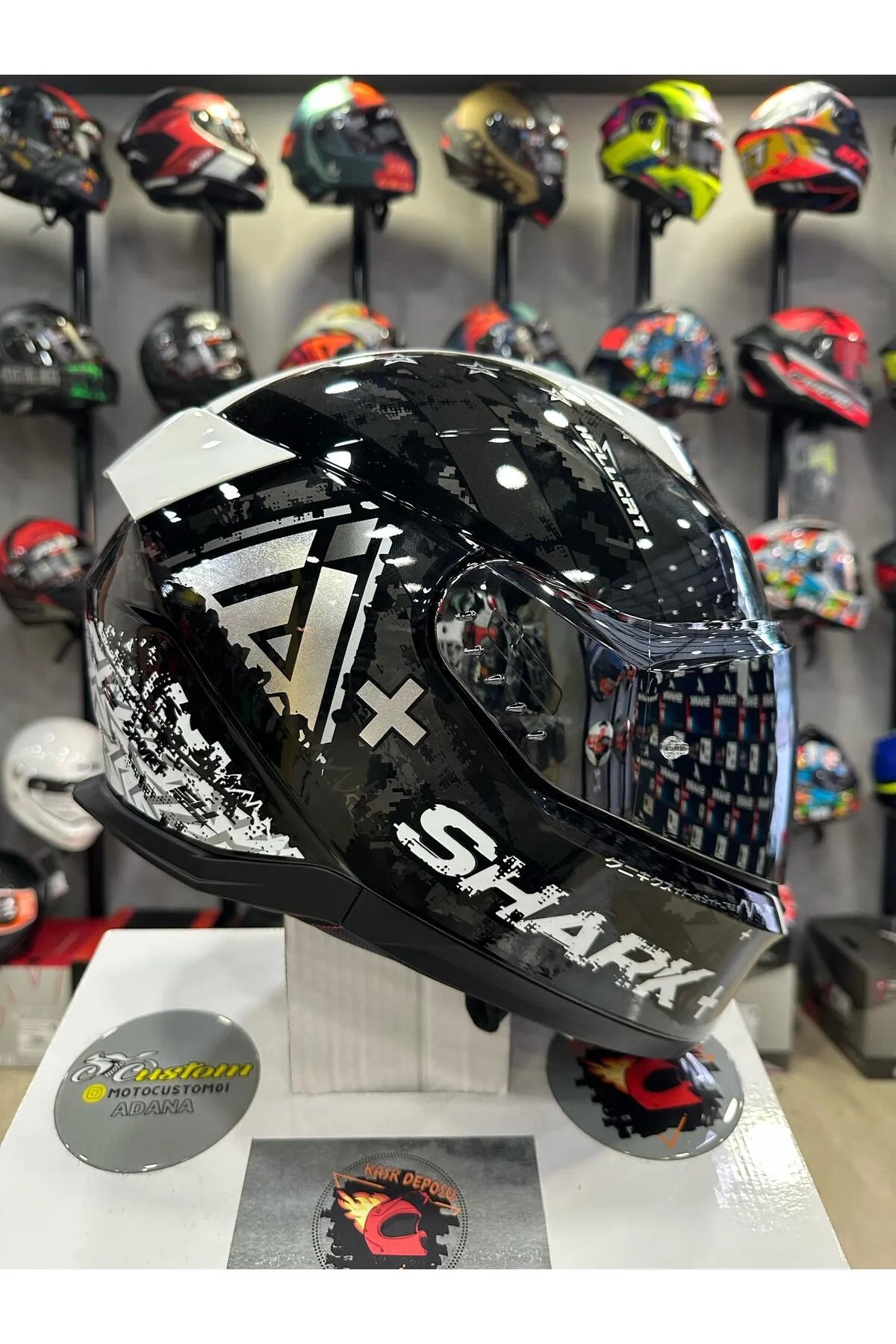 Shark D-Skwal 3 Blast-R Matt-KAA Kapalı Kask