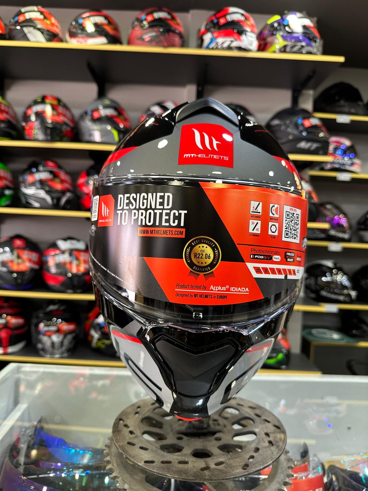 Genesis SV Atempo B15 Parlak Çene Açılır Kask