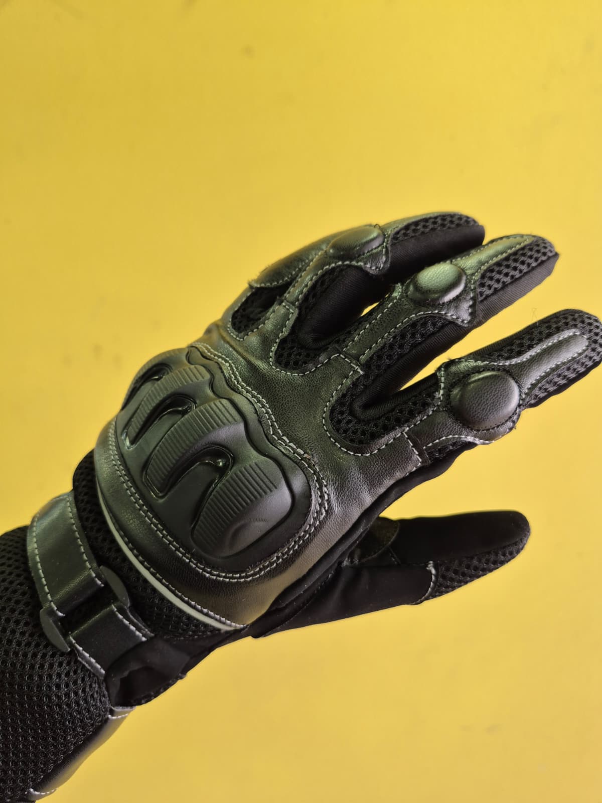 VN 950 SİYAH UZUN FİLELİ YAZLIK MOTOSİKLET ELDİVENİ