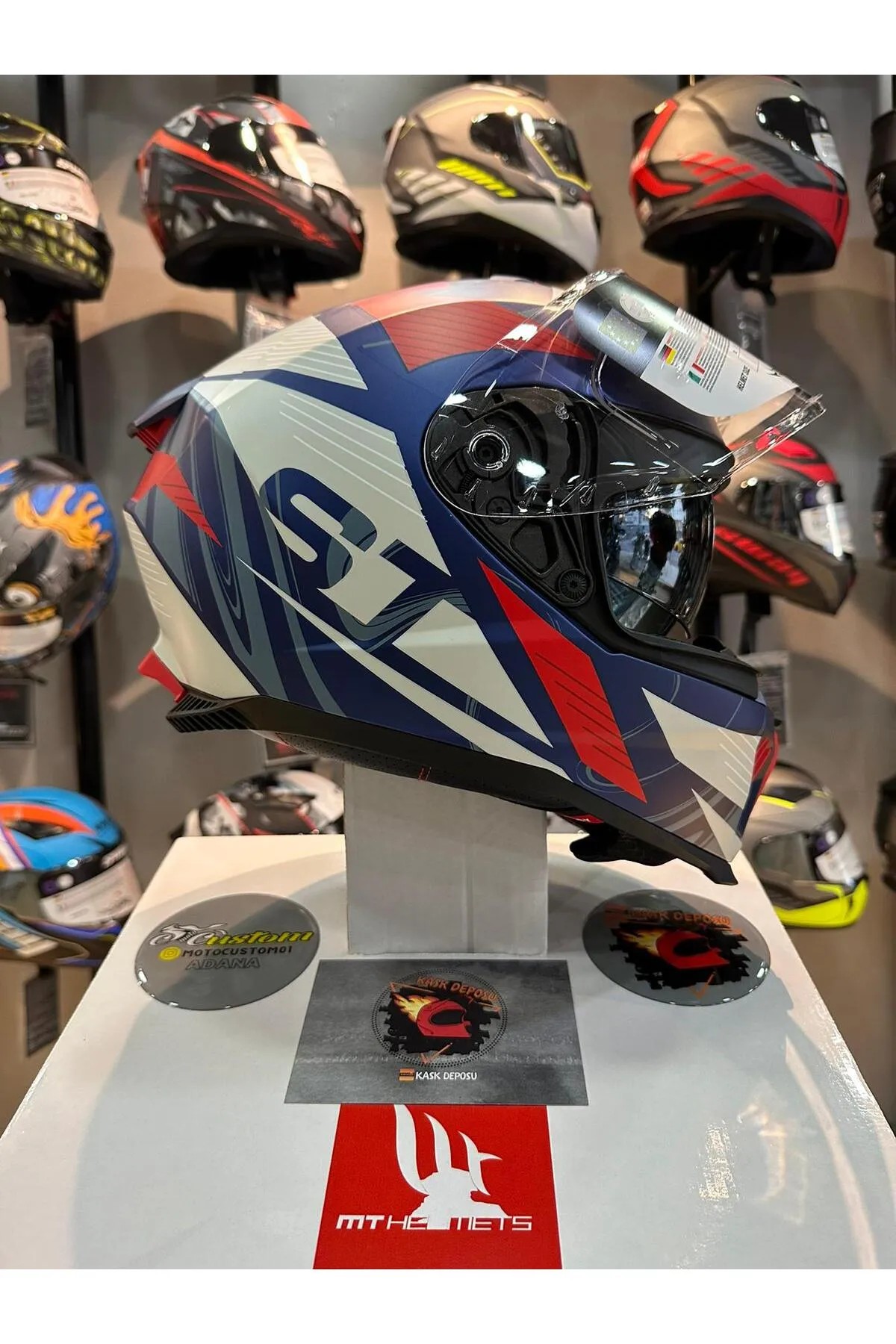 Sway 865 ST Titanyum Gri Full Face Kask