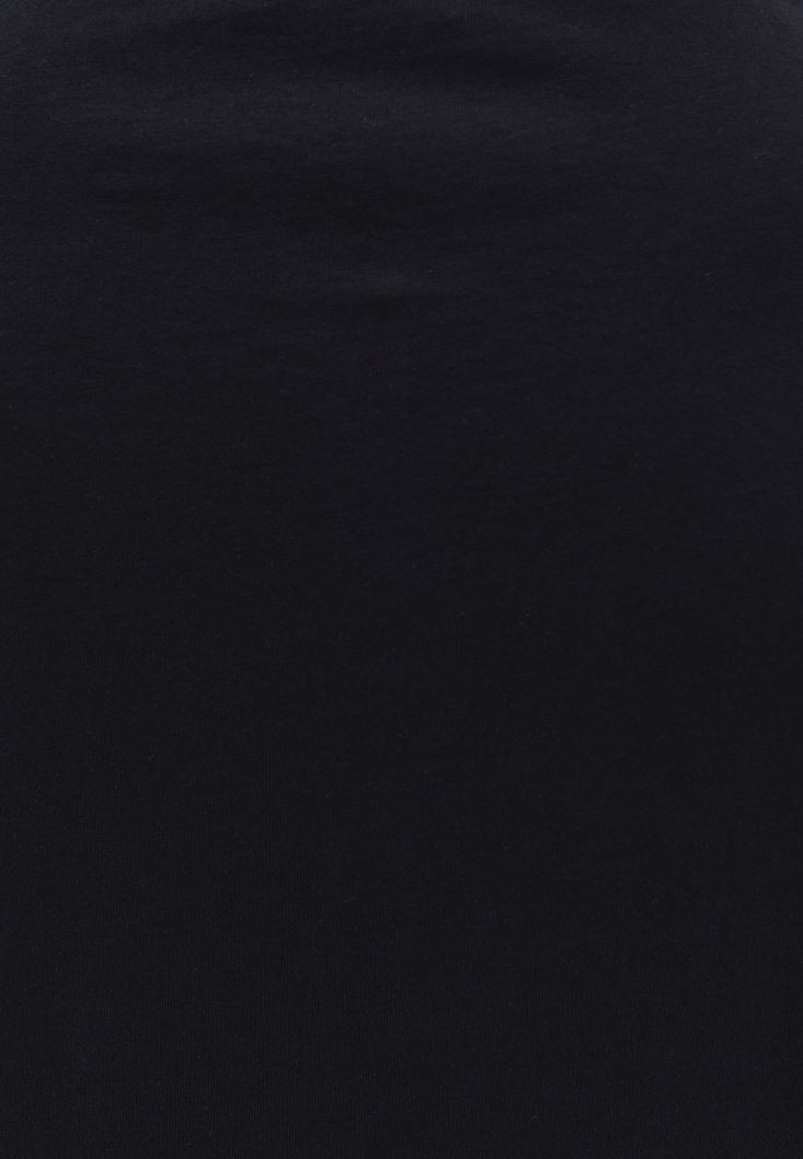 V Yaka Relaxed Fit Kısa Kollu Tişört