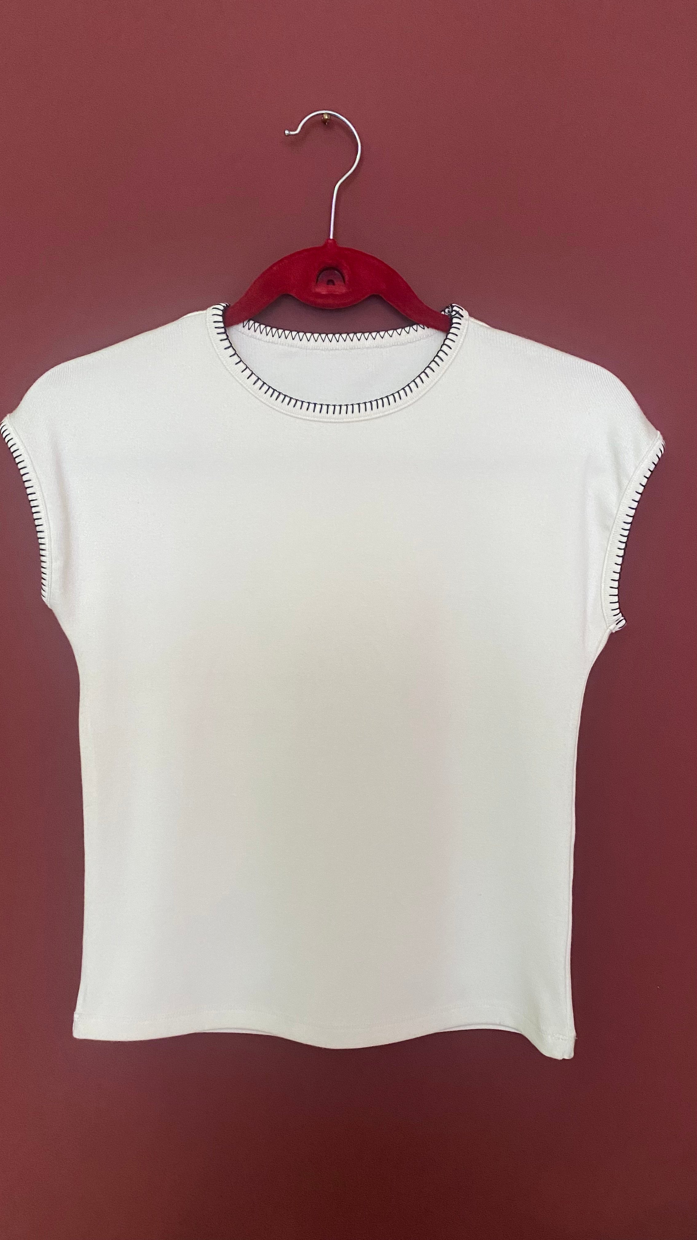 Ekru Limited Edition Çoban Dikişli Bluz
