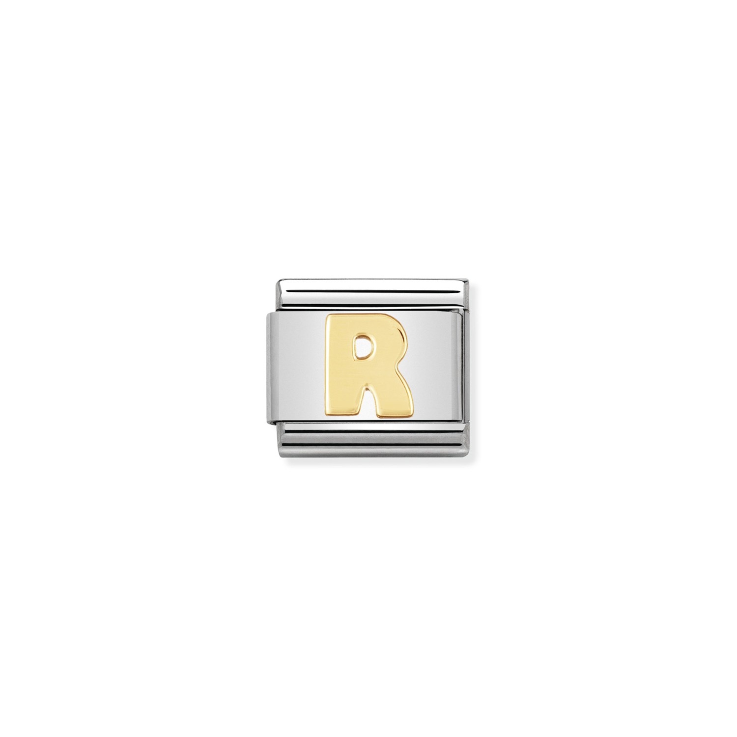 Composable Classic Dekoratif Link - Harfler - R harfi - (18 R) 18K Altın