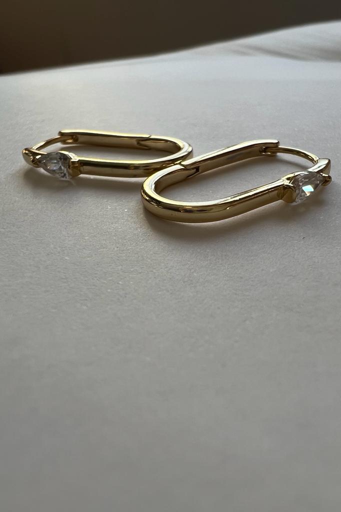 SENNA (ALTIN KAPLAMA KÜPE 14K)