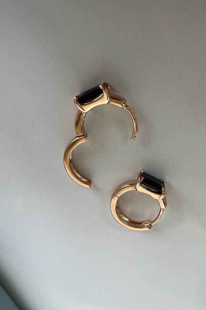 BLACK ZIRCON STONE ( ALTIN KAPLAMA )