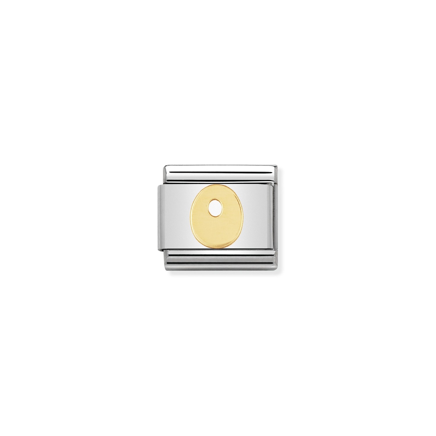 Composable Classic Dekoratif Link - Harfler - O harfi - (15 O) 18K Altın