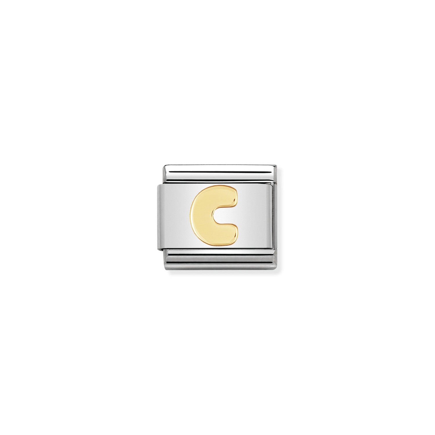 Composable Classic Dekoratif Link - Harfler - C harfi - (03 C) 18K Altın