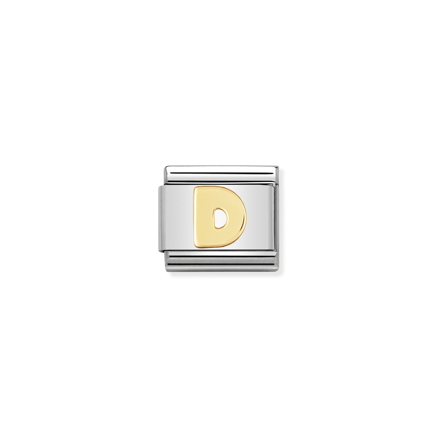 Composable Classic Dekoratif Link - Harfler - D harfi - (04 D) 18K Altın