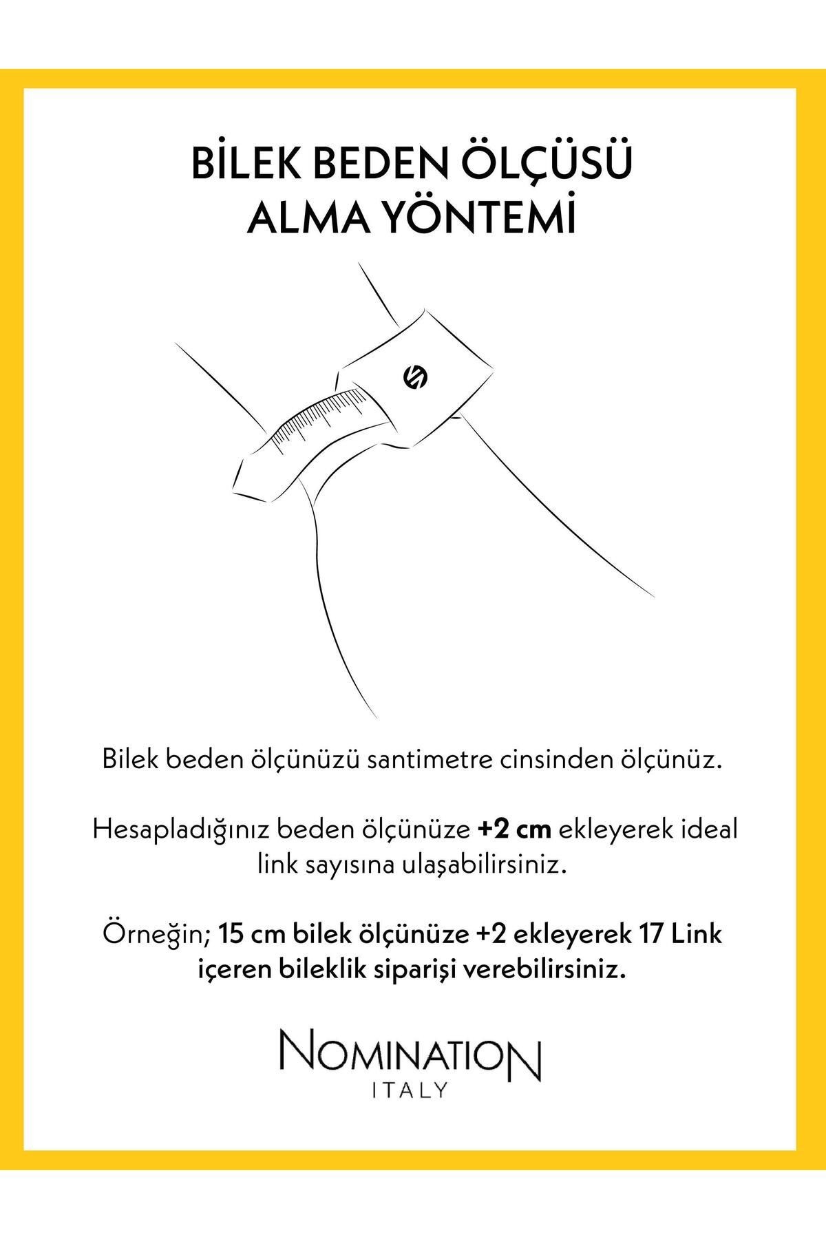 Orijinal İtalyan Charm Bileklik - Kişiselleştirilebilir Çelik, Gümüş Kalp Linkli
