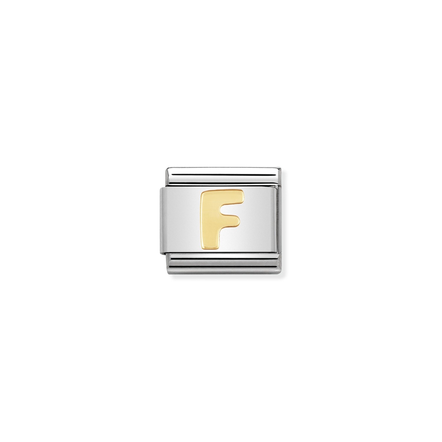Composable Classic Dekoratif Link - Harfler - F harfi - (06 F) 18K Altın