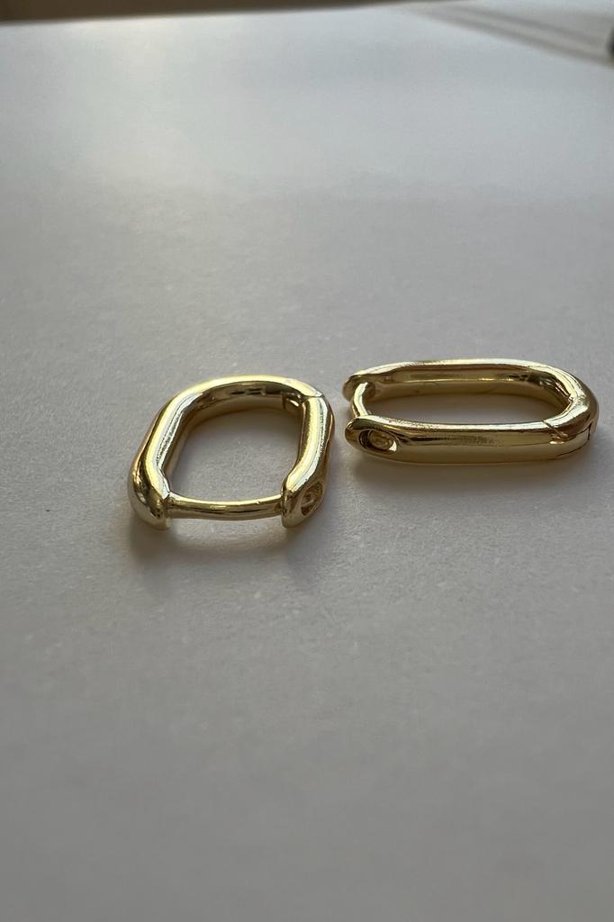 CATERİNA ( ALTIN KAPLAMA KÜPE 14 K )