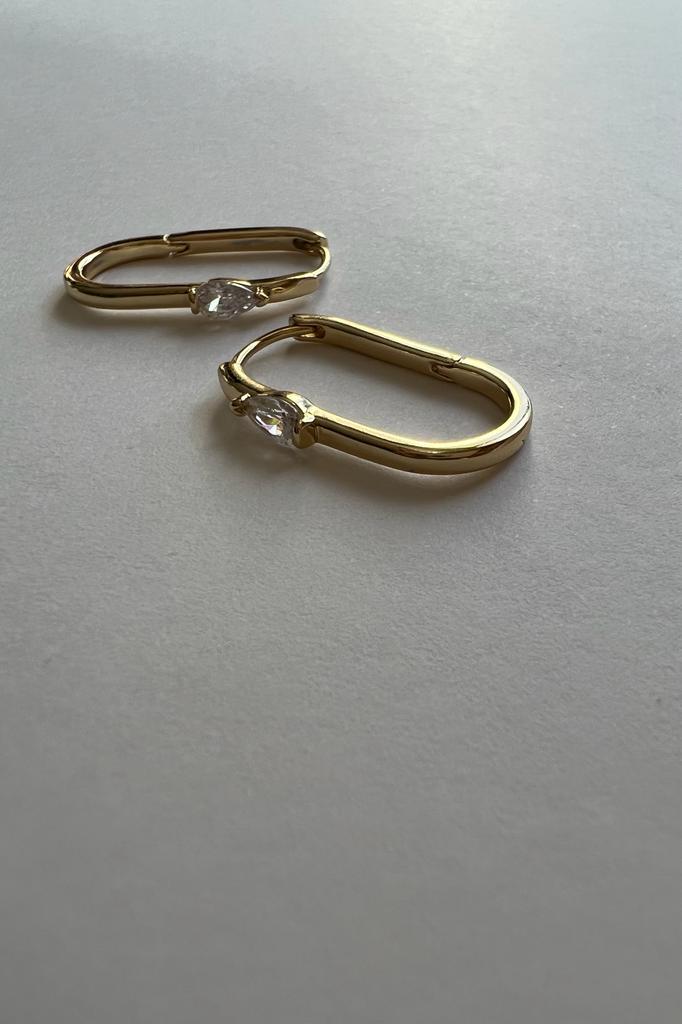SENNA (ALTIN KAPLAMA KÜPE 14K)