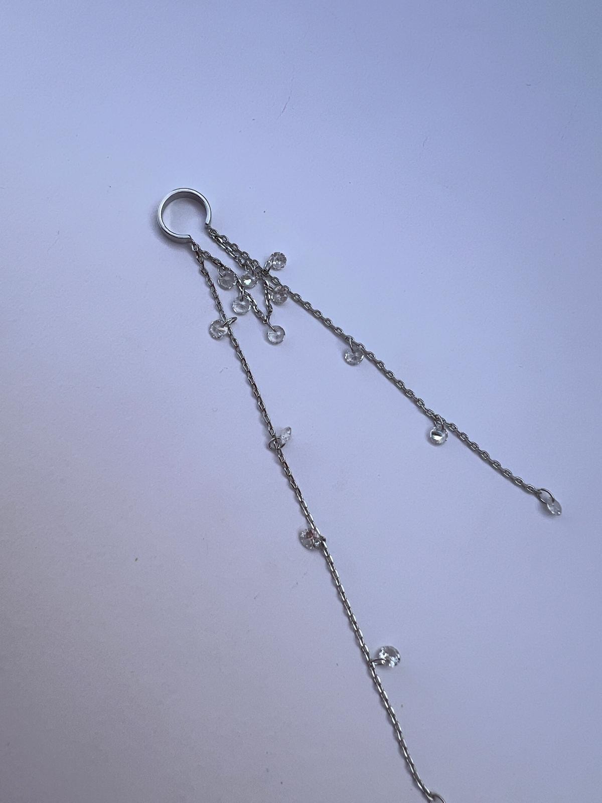 MARKA MODEL ZINCIRLI TAŞLI EARCUFF