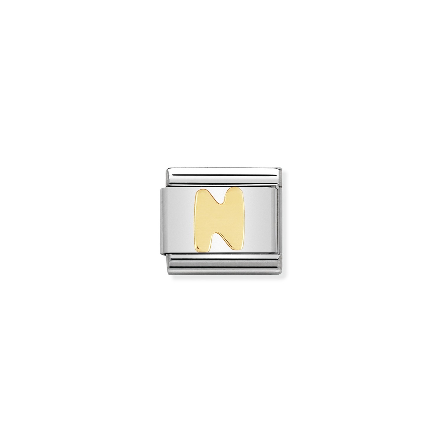 Composable Classic Dekoratif Link - Harfler - N harfi - (14 N) 18K Altın