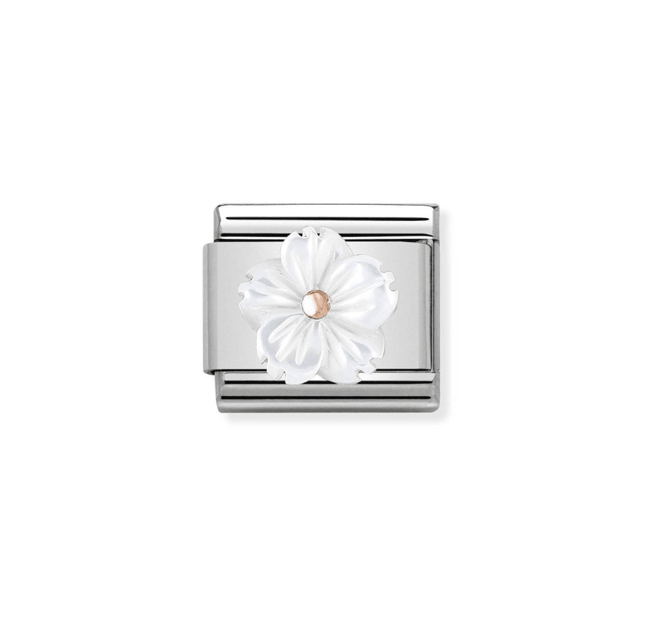 Composable Classic Dekoratif Link - Taşlar Semboller - Çiçek - 9K Rose Altın