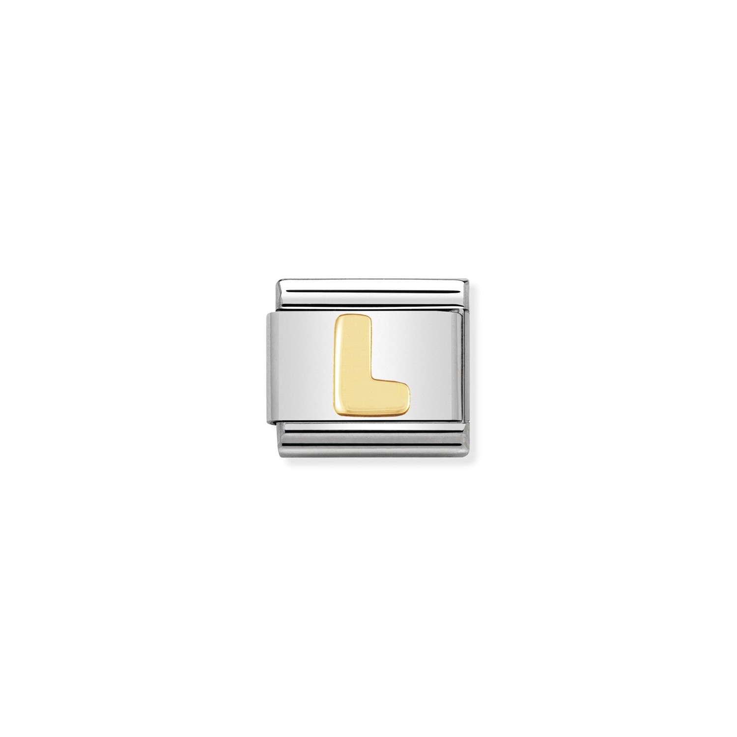 Composable Classic Dekoratif Link - Harfler - L harfi - (12 L) 18K Altın