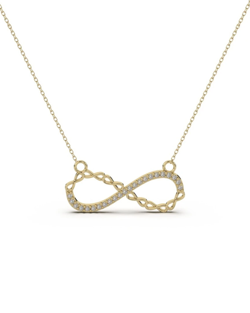 Sonsuzluk Motifli 14 Ayar Altın Kolye