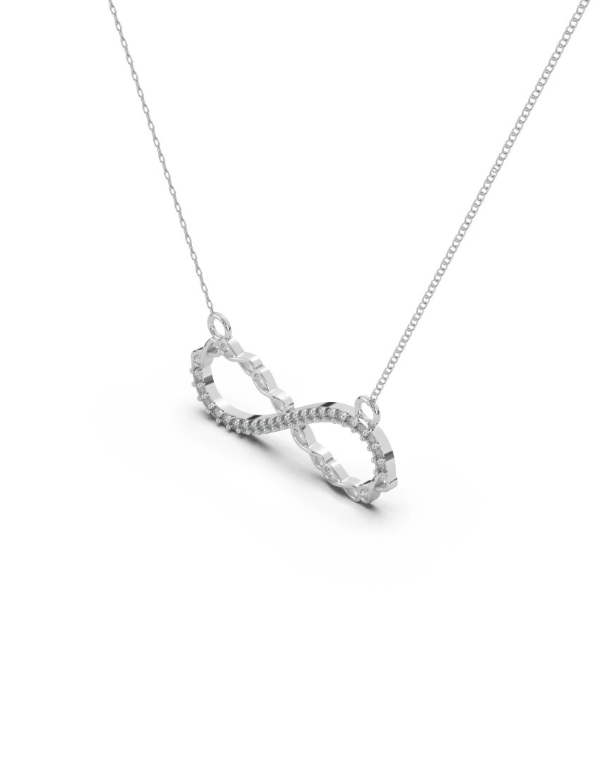Sonsuzluk Motifli 925 Ayar Gümüş Kolye