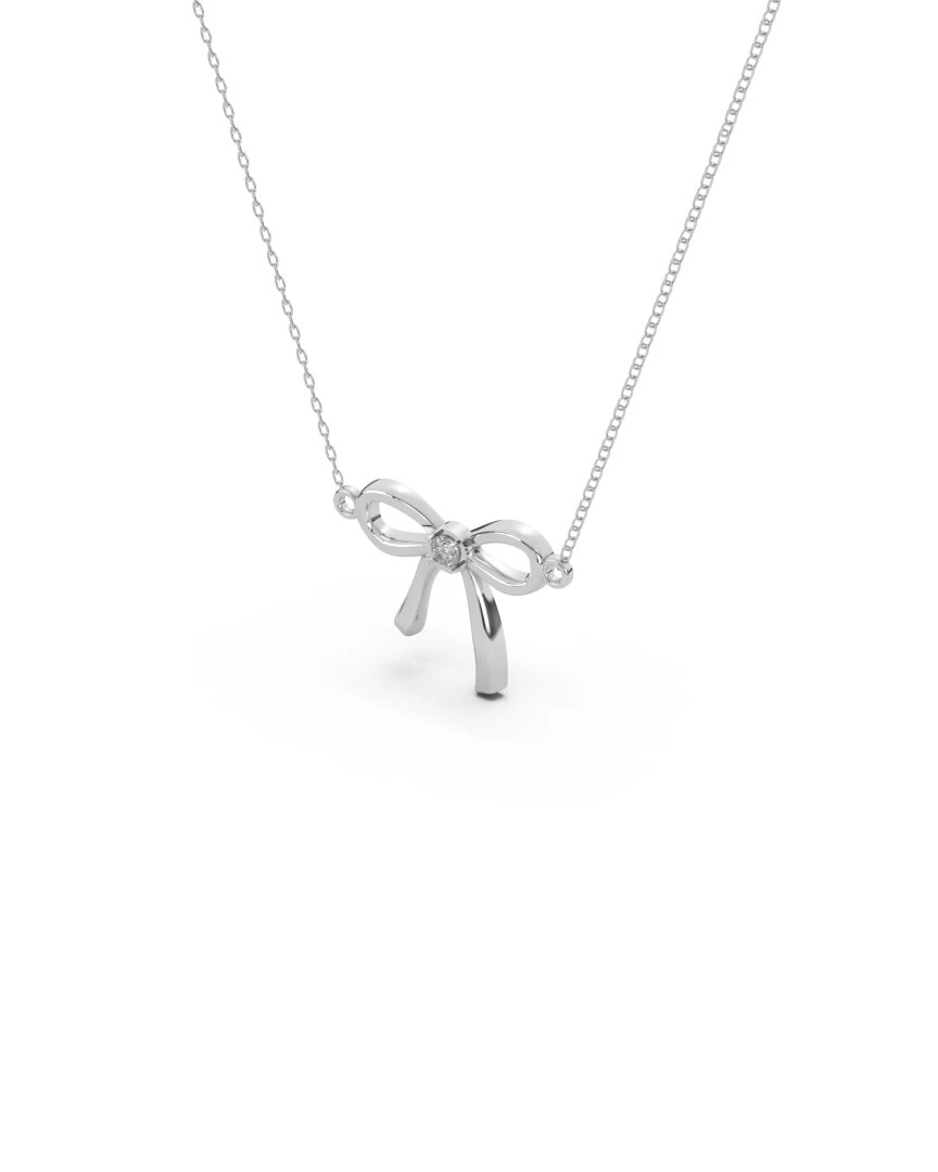 Zarif Fiyonk Tasarım 925 Ayar Gümüş Kolye