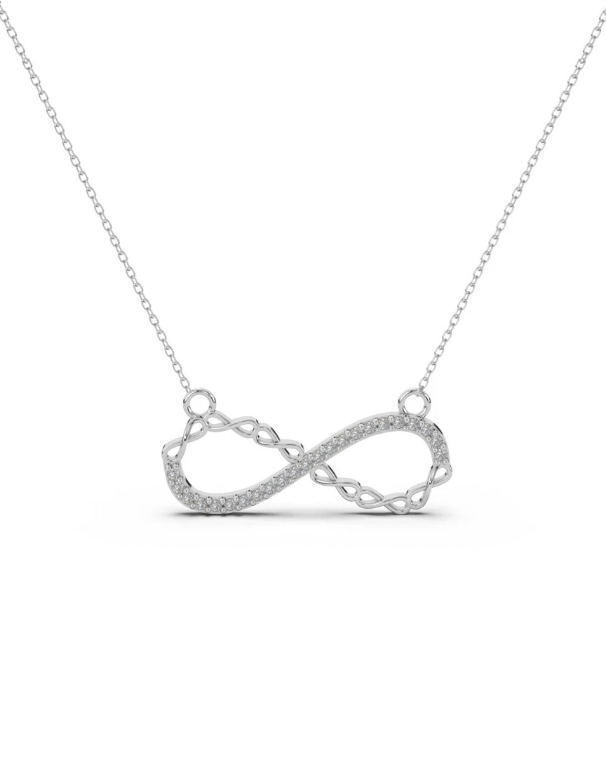 Sonsuzluk Motifli 925 Ayar Gümüş Kolye