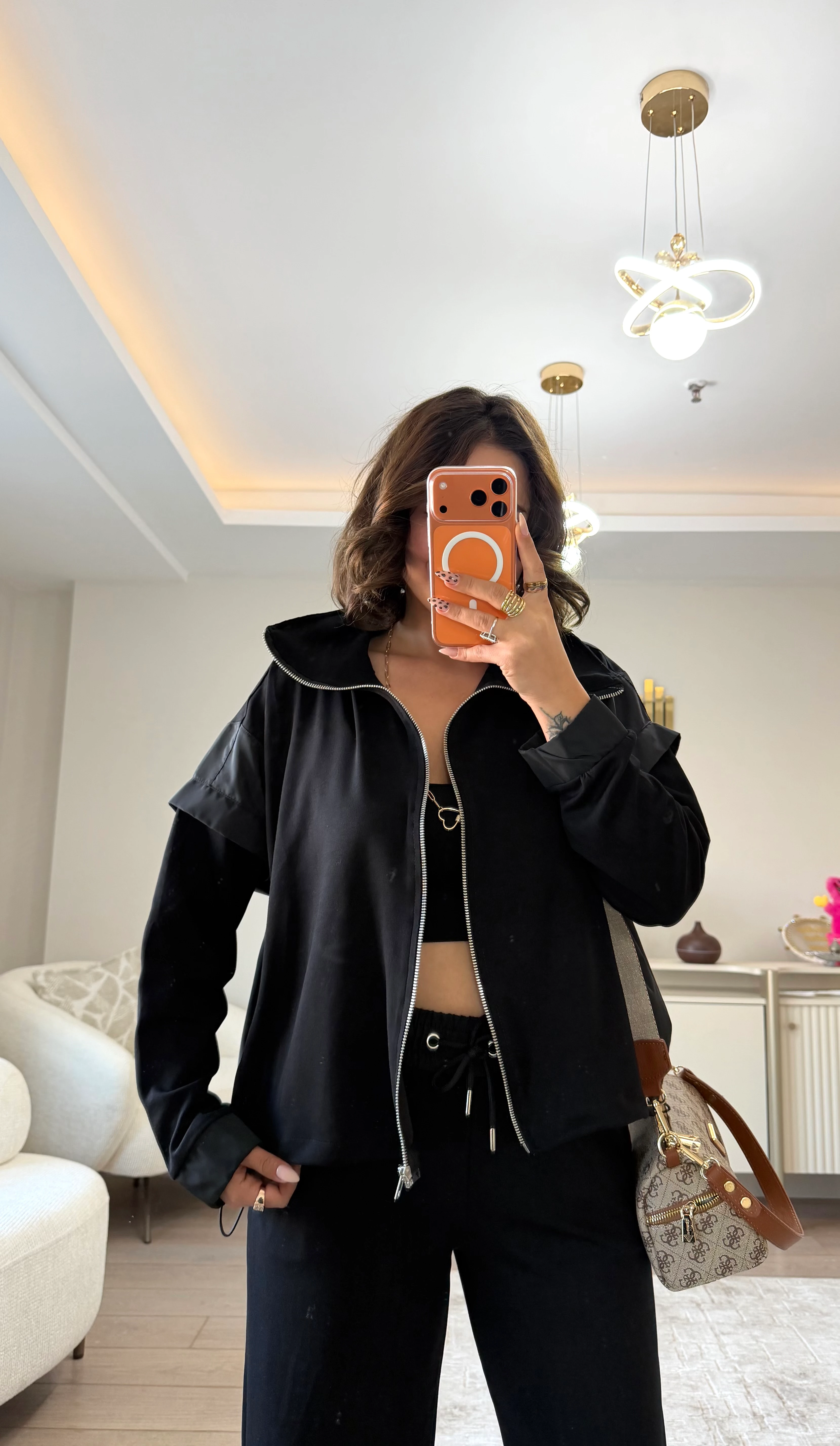 Vela Paraşüt Kumaş Detaylı Modal Takım