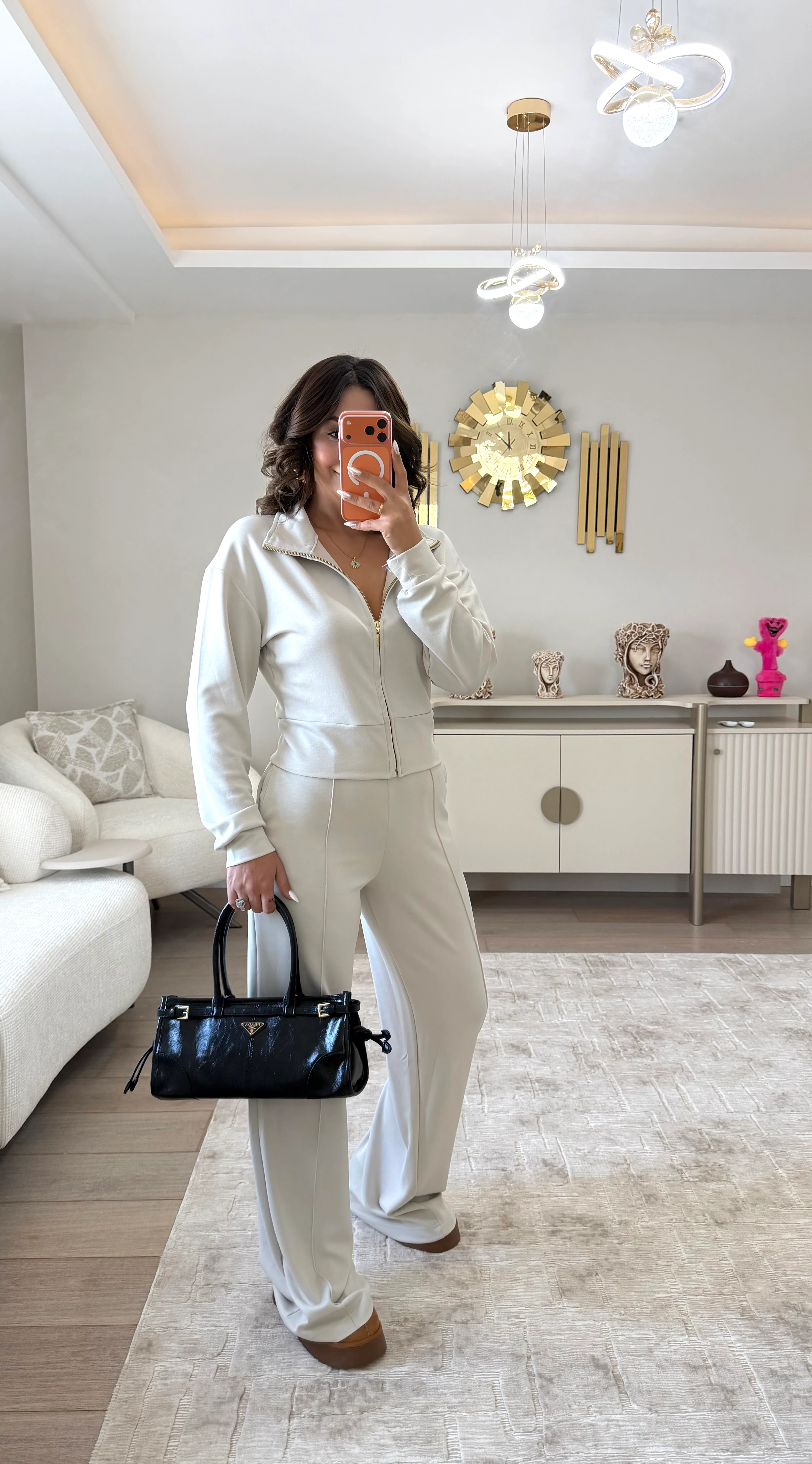  Modal Eşofman Takımı  - bej