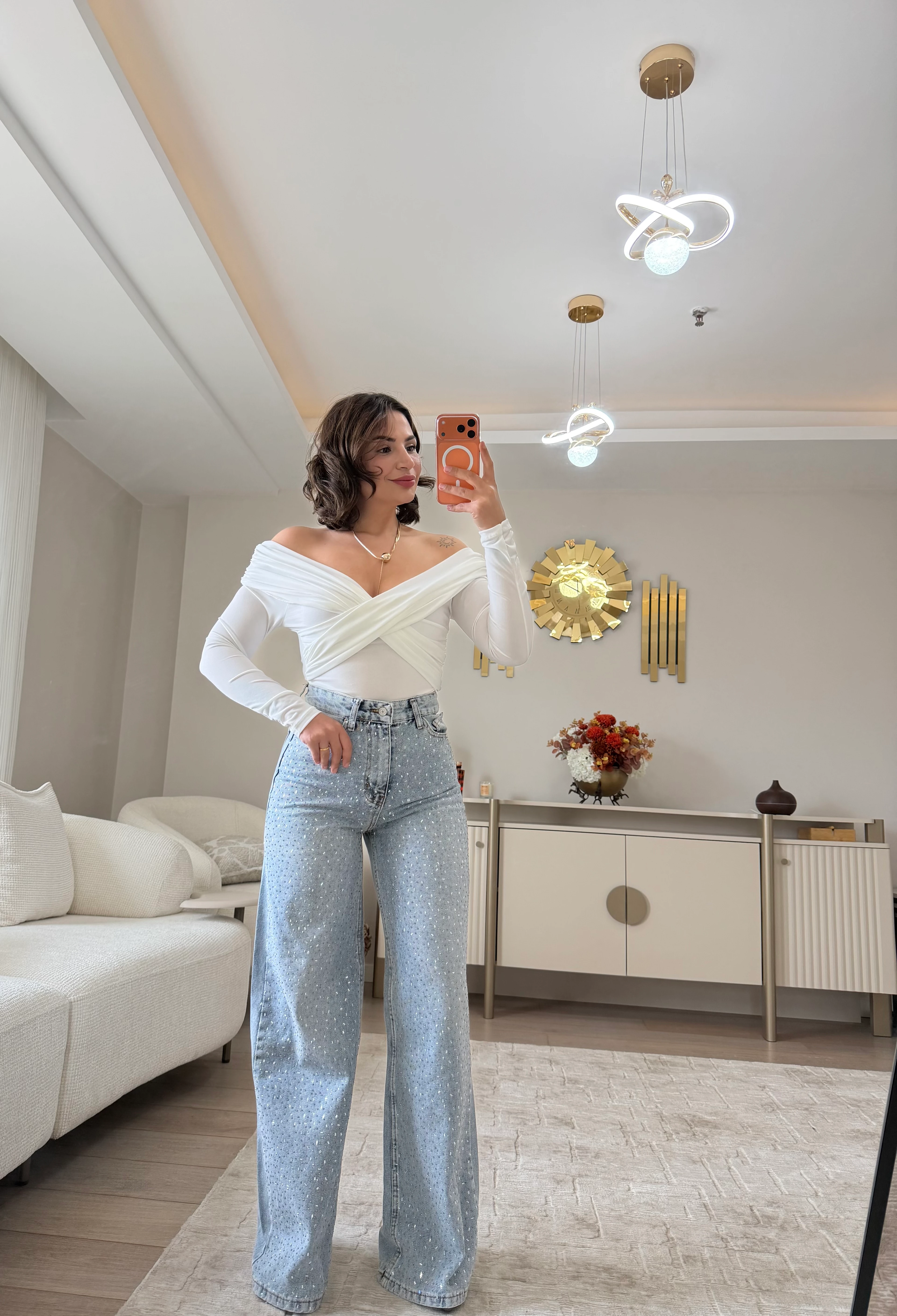 Taşlı Wide Palazzo Jean 