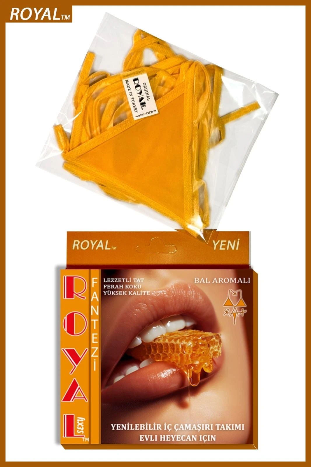 Yenilebilir İç Çamaşırı Takımı - BAL AROMALI