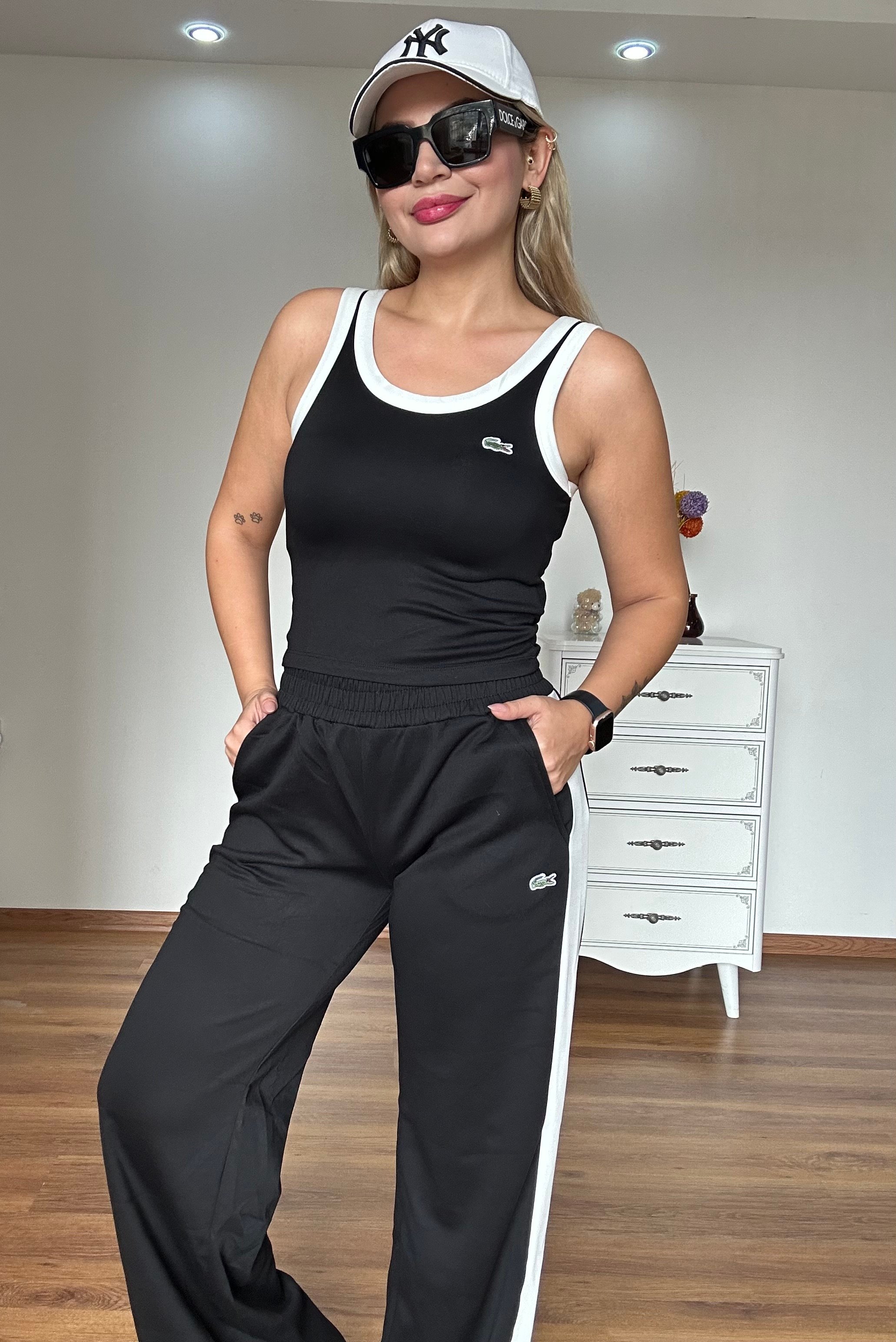 ORJ MARKA KARTLI ETİKETLİ SİYAH TAKIM