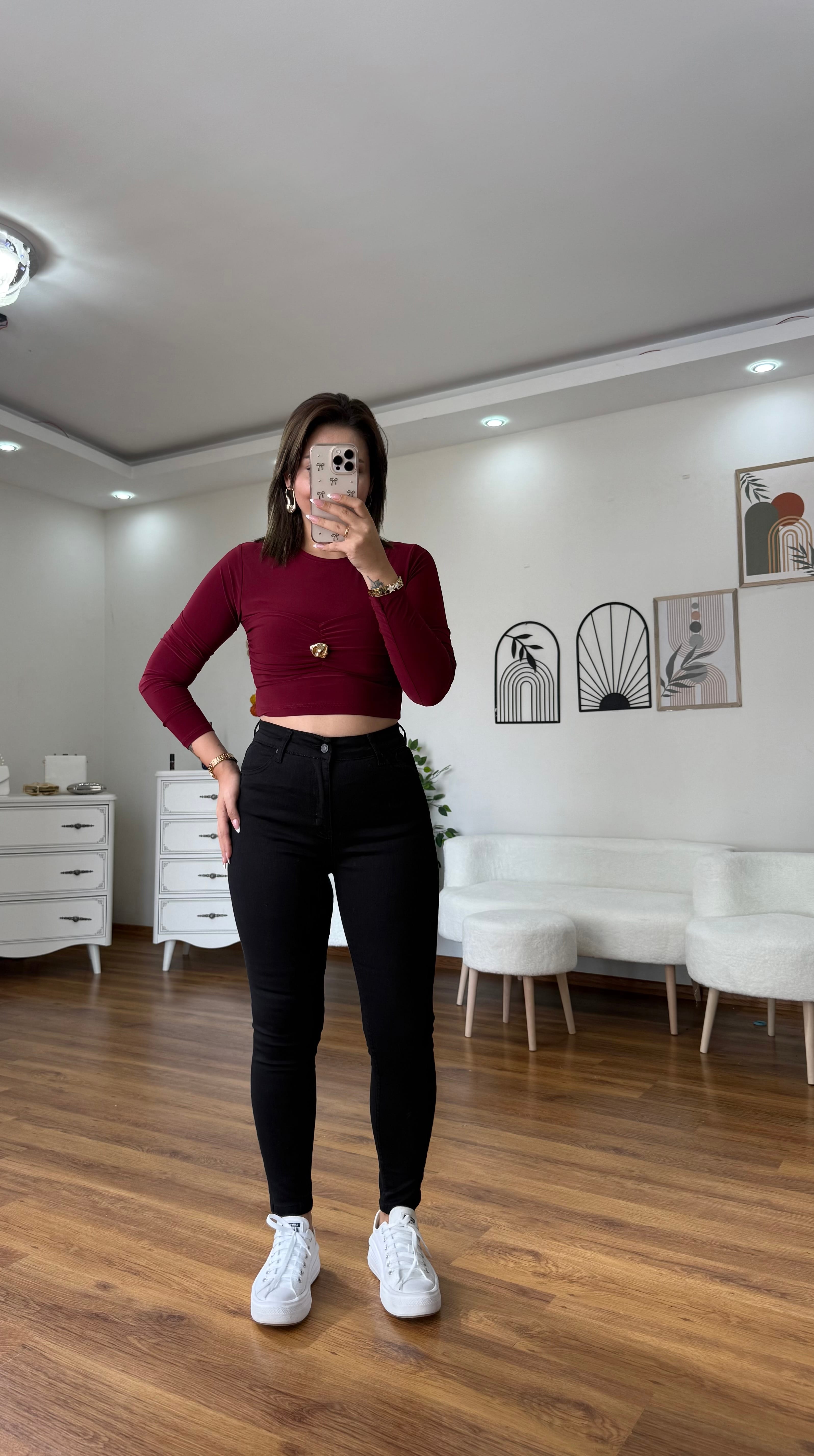 Lilralı Dar Paça Jean 
