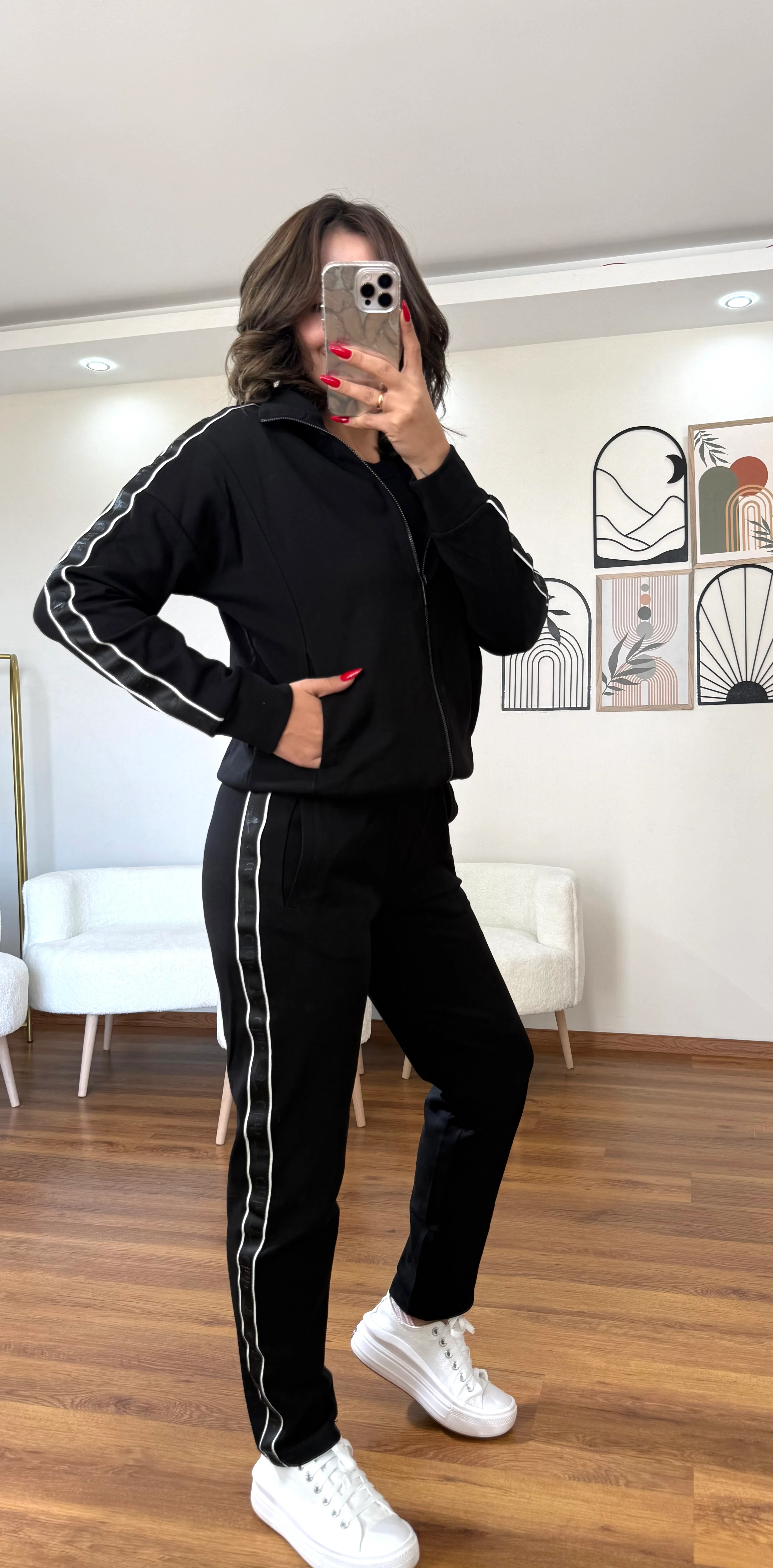 modal Eşofman Takım  Halter yaka bluz hediyeli 🎁