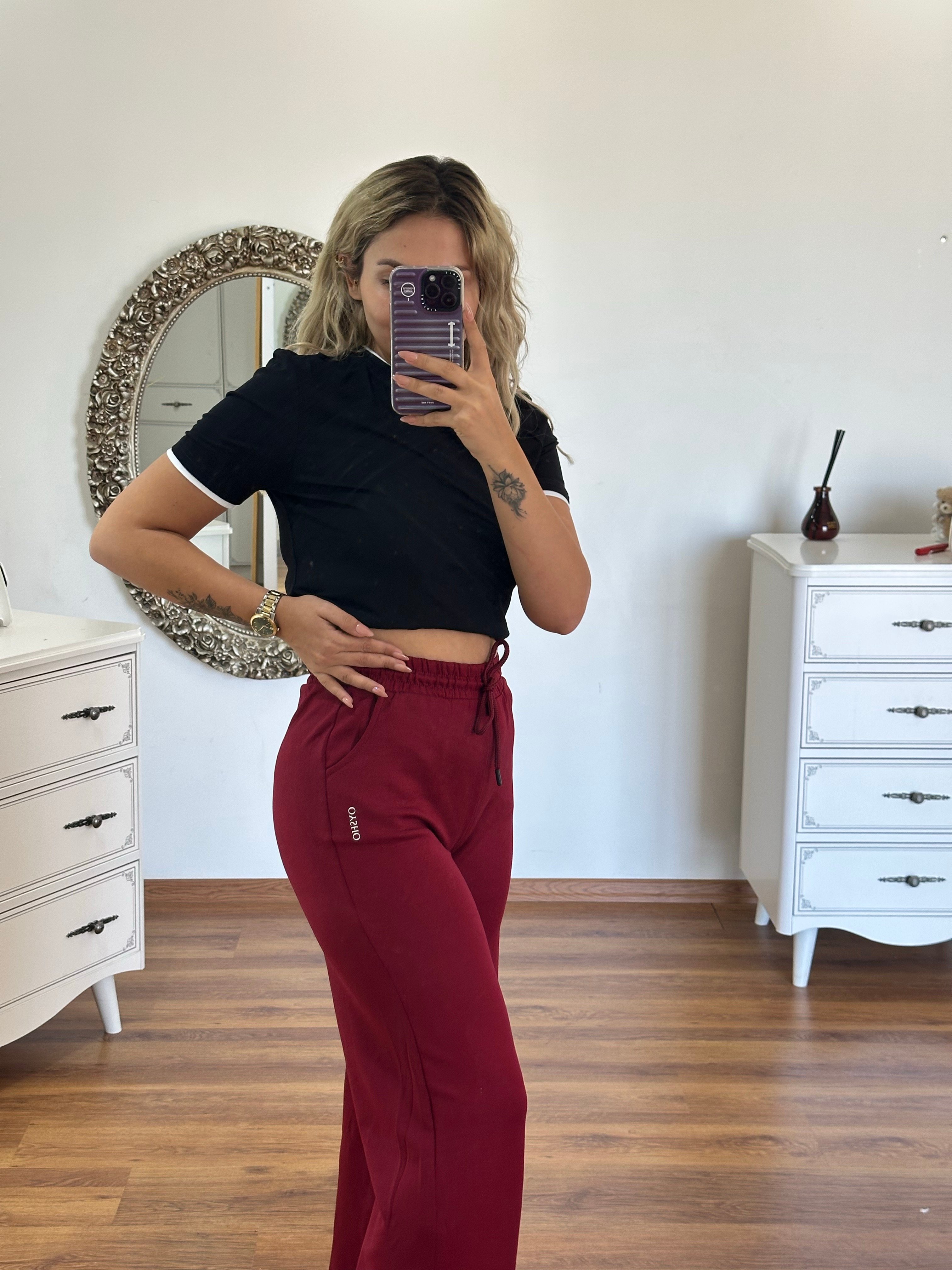 OYS MODAL KUMAŞ BORDO EŞOFMAN ALTI