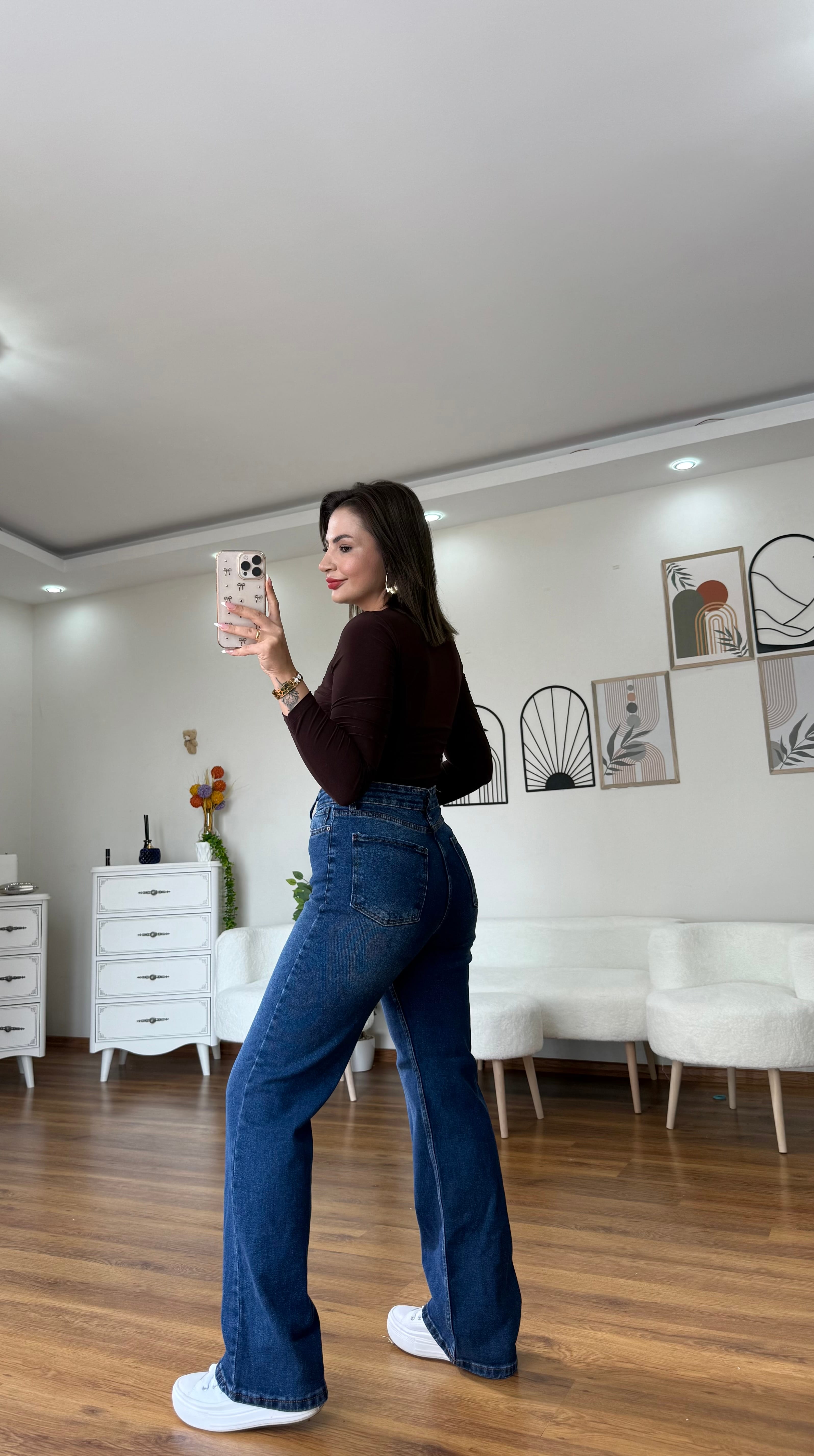 Kemerli Yüksel Bel Palazzo ( kemeri dilediğiniz zaman çıkartabilirsiniz)