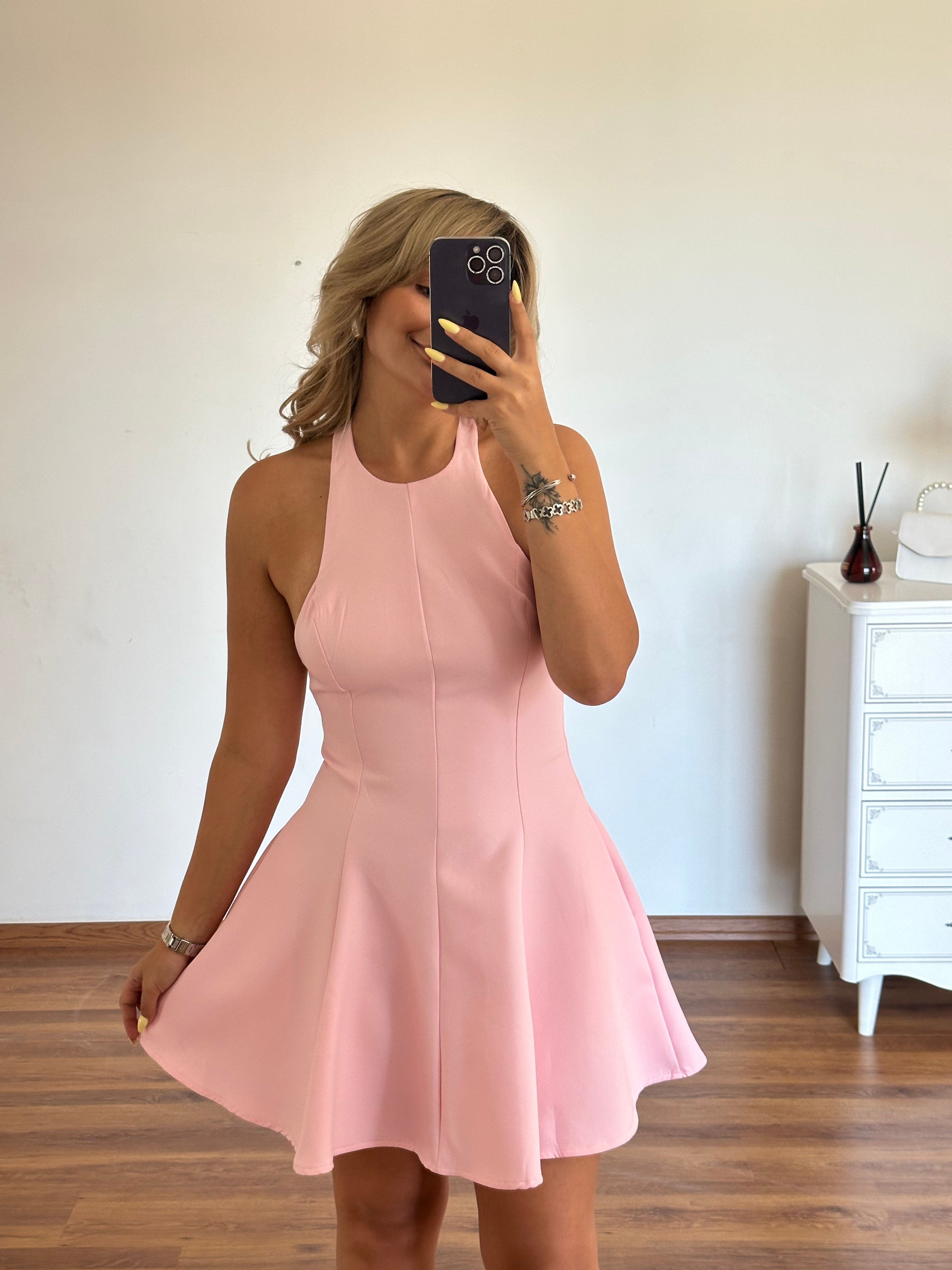  ORJİNAL MARKA PEMBE ÇAPRAZ DÜĞMELİ SORT TAKIM 