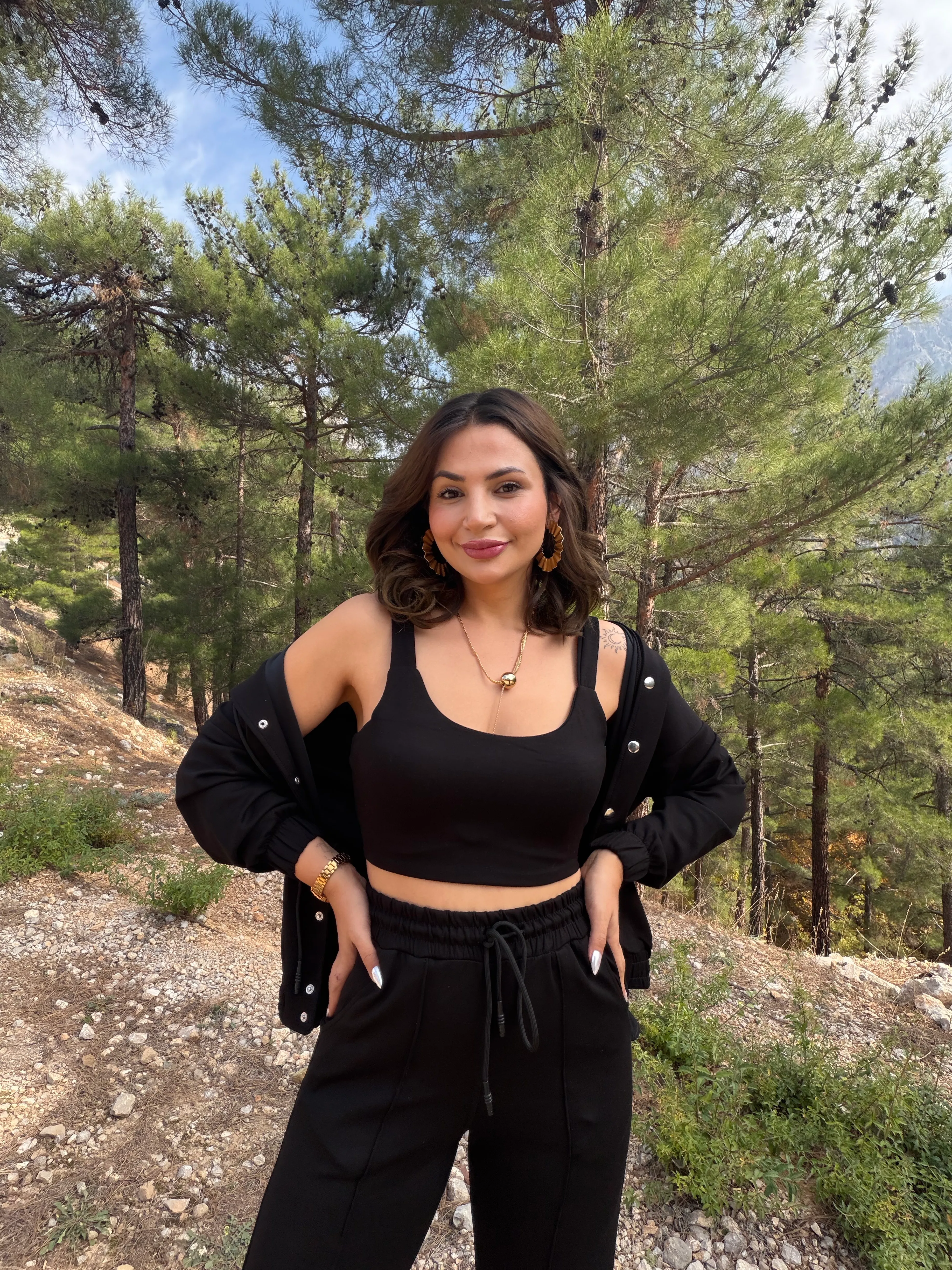 3 lü  Modal Takım  - siyah